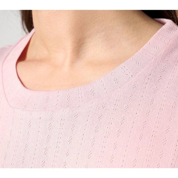 Bumblebella by Jill Martin Dreamy Pointelle Tank & Pant Set Womens XS Blush NEW - Picture 4 of 9